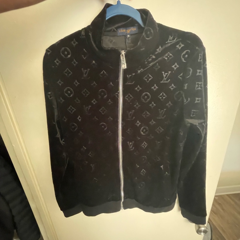 Louis Vuitton Black Velvet Jacket
